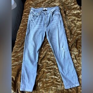 Citizens of Humanity Olivia Slim Crop Jeans - stretch denim light wash EUC 28
